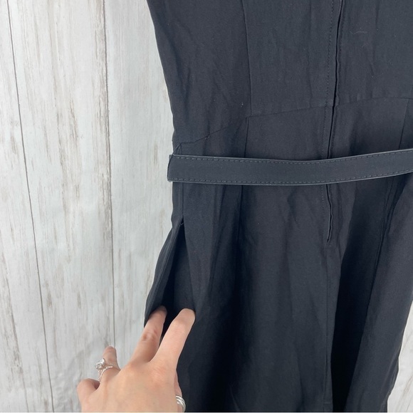 ModCloth NWT black A-line key hole dress medium - Picture 6 of 8
